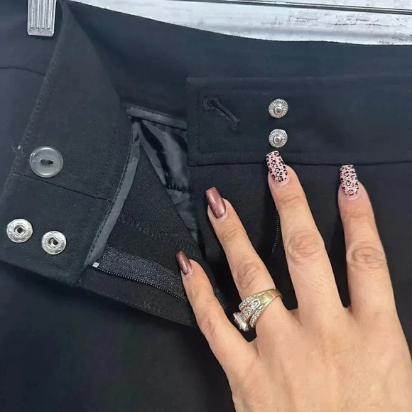 Anne Klein Black Dress Pants Size 14p - Picture 4 of 6